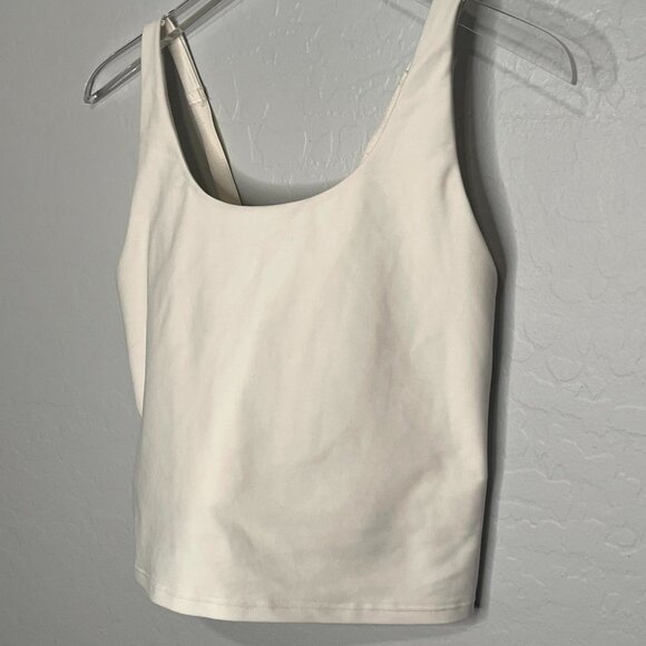 Old Navy Active White Crop Top Tank/Sports Bra XL - Picture 2 of 4